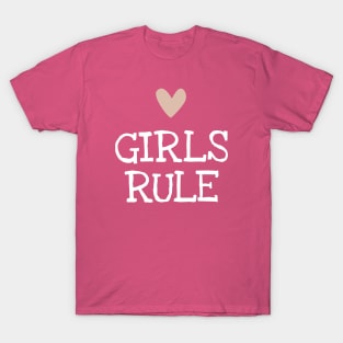 Girls rule (white) T-Shirt